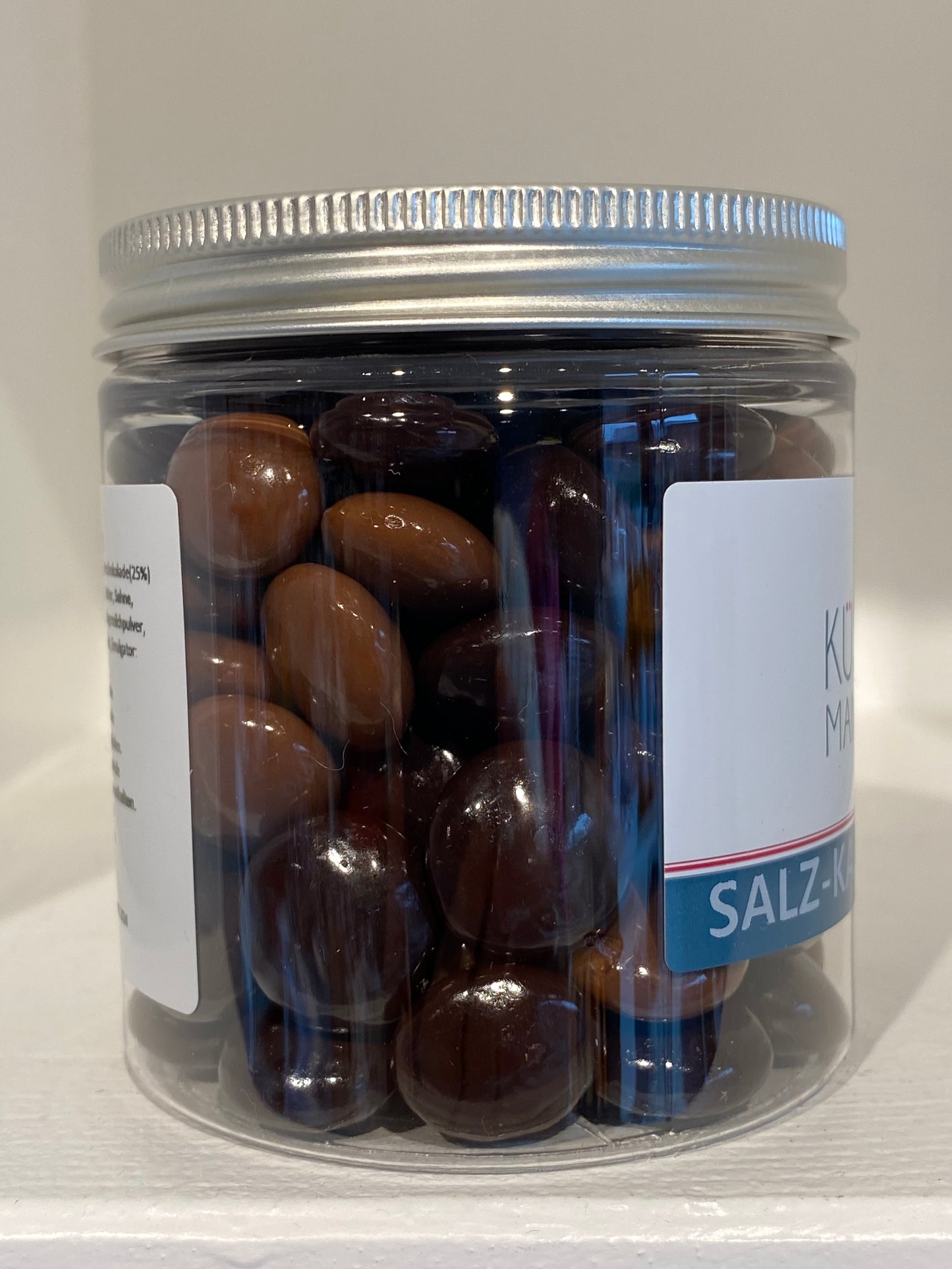 Salz-Karamelldrops in Schokolade